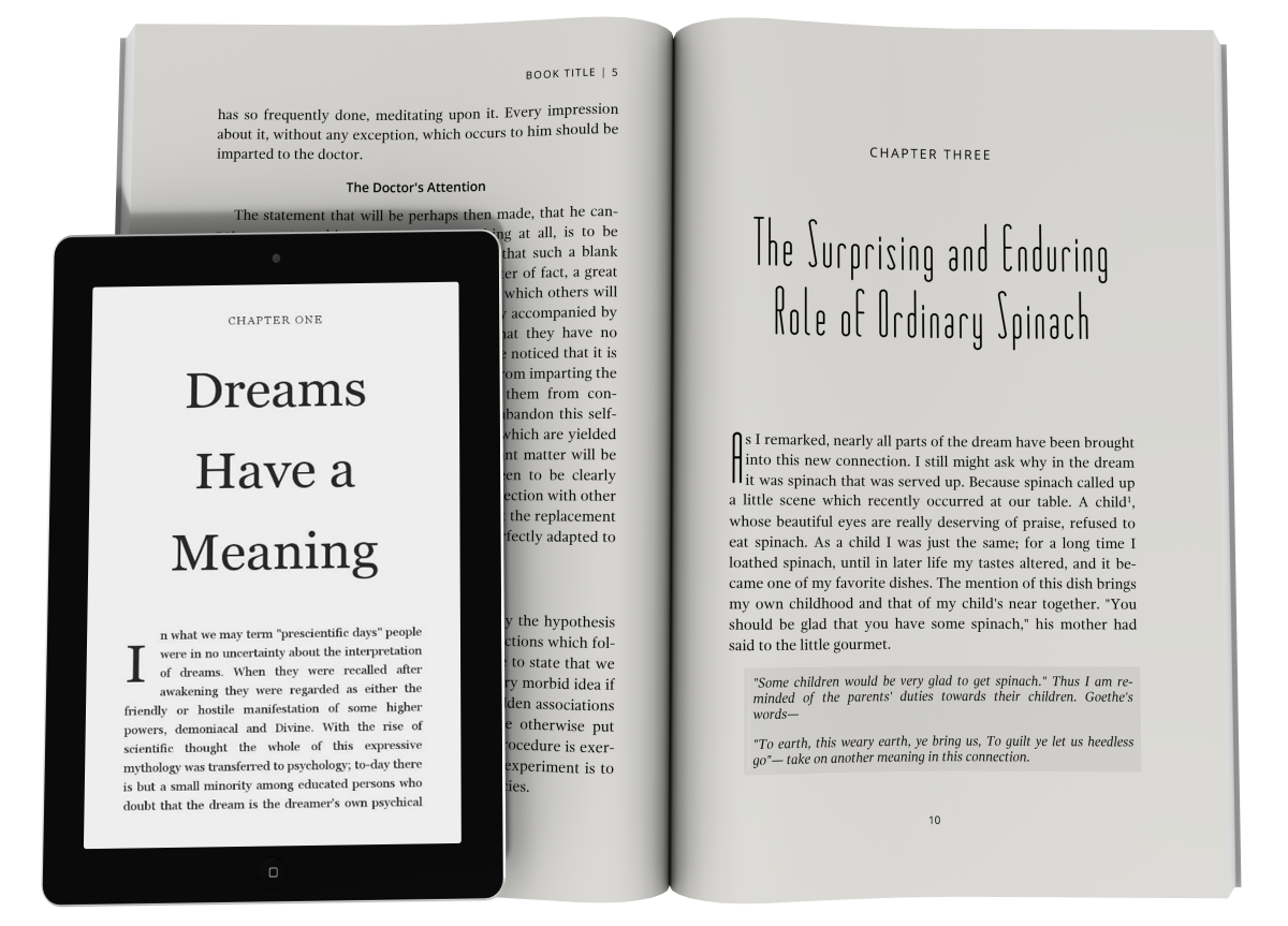 Chapter Book Layout Design Inspiration