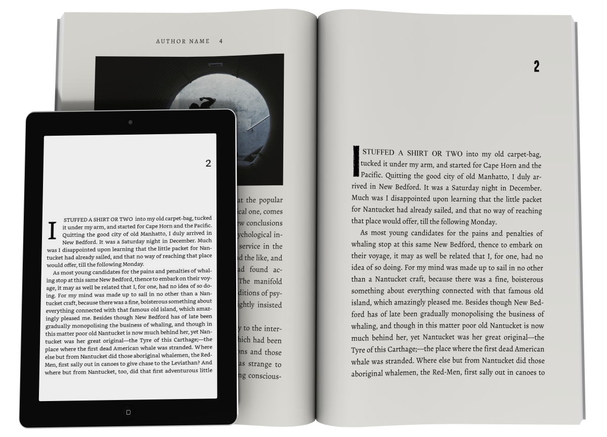 None Book Design Noir — Mystery & Thriller Book Template | Word & InDesign – Book Design ...